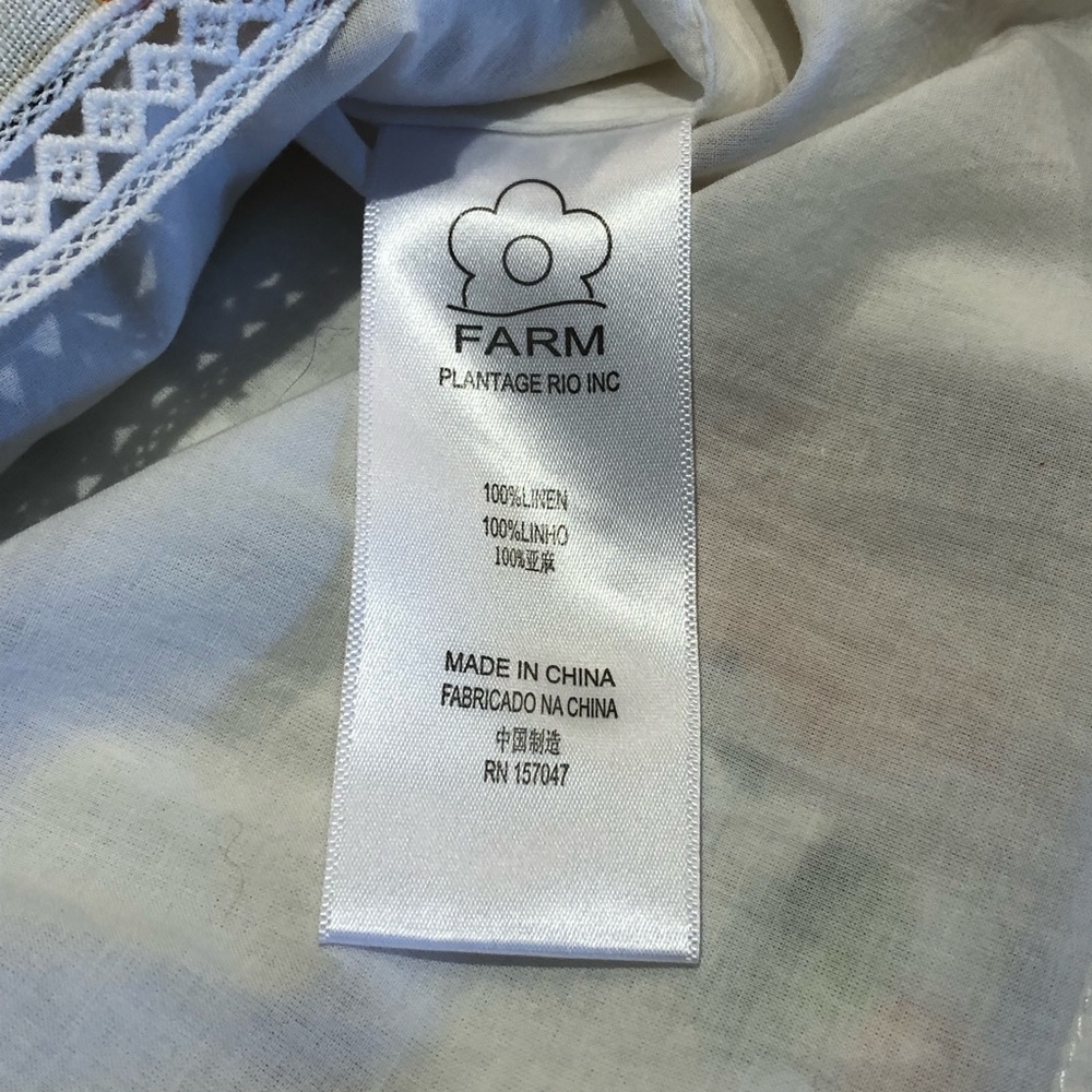 RARE FARM Rio Linen Cashew Dress - Picture 12 of 14